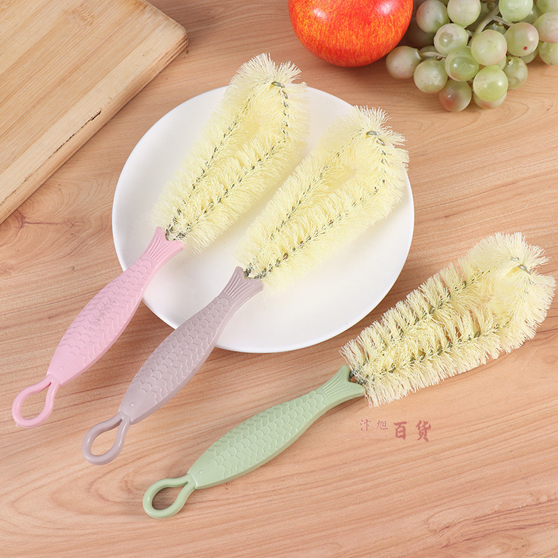 Creative new household long-handled cup brush, thermos cup, thermos bottle, water bottle cleaning brush, multi-functional, no blind spot cup brush pic 5