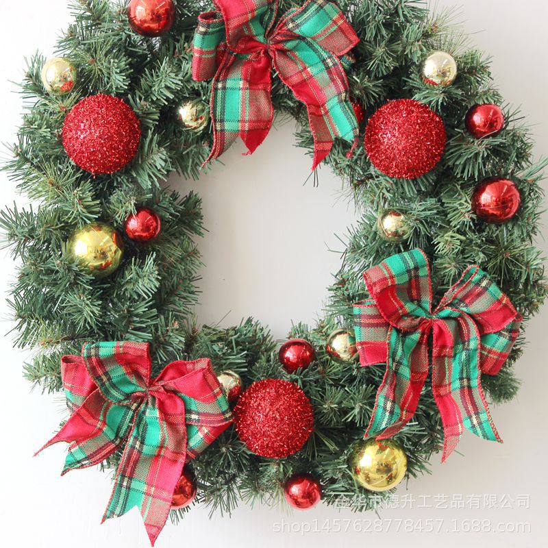 Desheng Cross-border E-commerce Factory supplies Christmas scene decorative hanging ornaments, garlands, PVC pine needles and decorative rattan strips pic 10