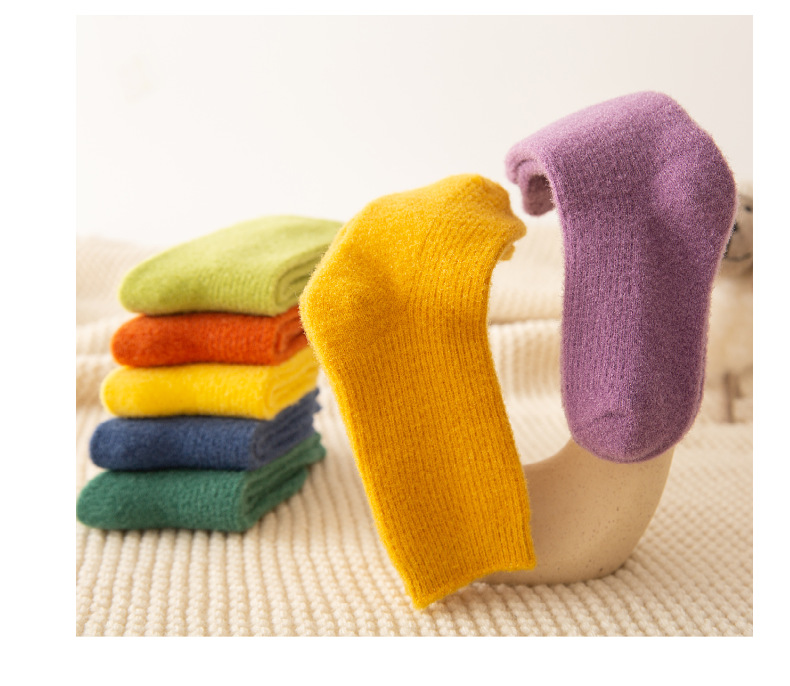 儿童袜子批发宝宝加绒加厚秋冬水晶绒保暖加厚毛巾袜双针男女童袜详情14