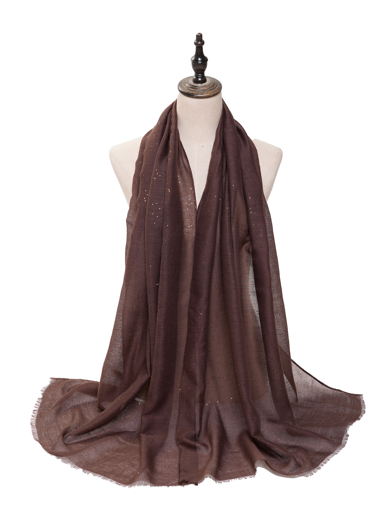 一件代发 春夏跨境新款单色彩色巴厘纱防晒围巾 时尚纯色披肩丝巾详情28