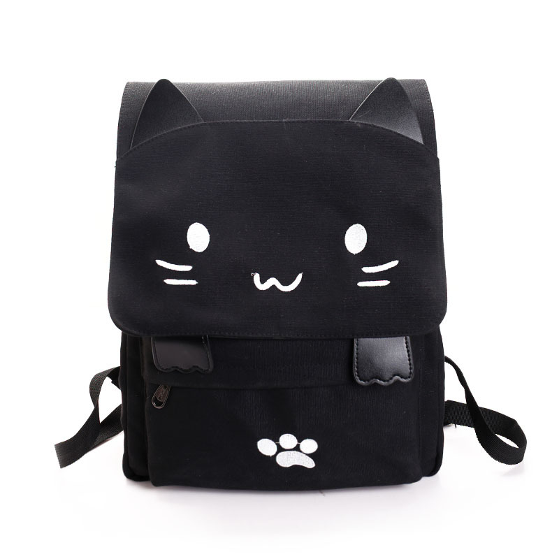 Wholesale Japanese-style cute three-dimensional cat large-capacity schoolbags, cute girls, pink and cute cartoon backpacks, backpacks for girls pic 61