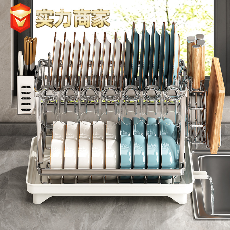 Kitchen non-drilling seasoning rack, knife countertop, multi-functional kitchenware and multi-layer household storage rack pic 6