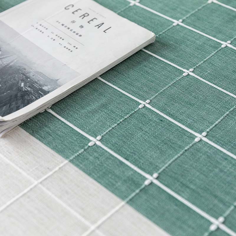 Cross-border northern European rectangular tablecloth, cotton, linen, linen decoration party, German, French, British coverings, wrinkle-free tablecloths pic 11