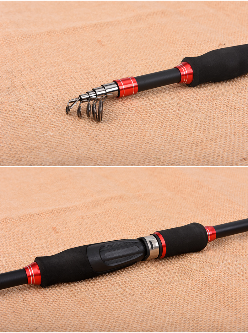 27772 LEO/ Leou [Retractable Lull Rod] Portable short-section retractable sea fishing rod and fishing gear wholesale export pic 10