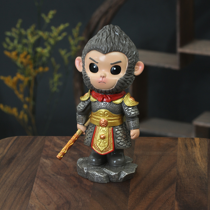 神话悟空Q版可爱卡通公仔桌面孙悟空车载摇头摆件送男友礼物详情4