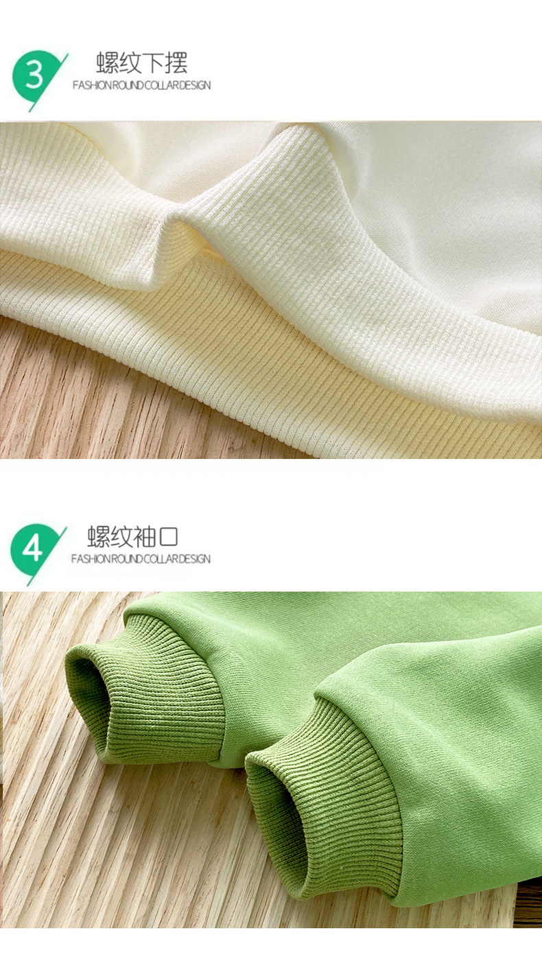 童装批发儿童卫衣加绒冬款圆领打底衫男 女童单上衣中大童长袖T恤详情17