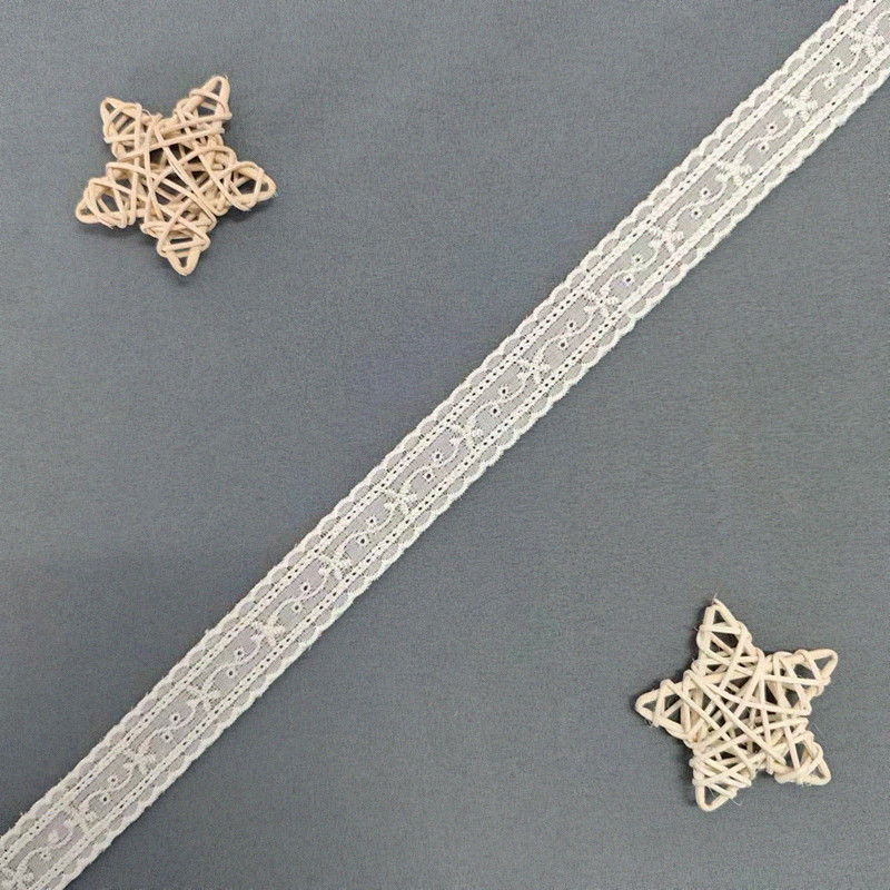 Wholesale of cotton embroidered lace, hollowed-out lace, embroidered skirt hem, clothing accessories, milk silk, perforated, barcode 2.5 pic 123