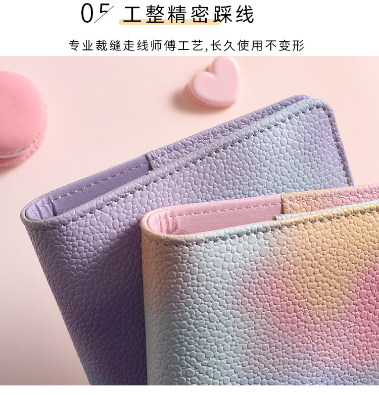 跨境亚马逊A7马卡龙手帐活页笔记本拉链袋现金预算记事本日记本子详情6