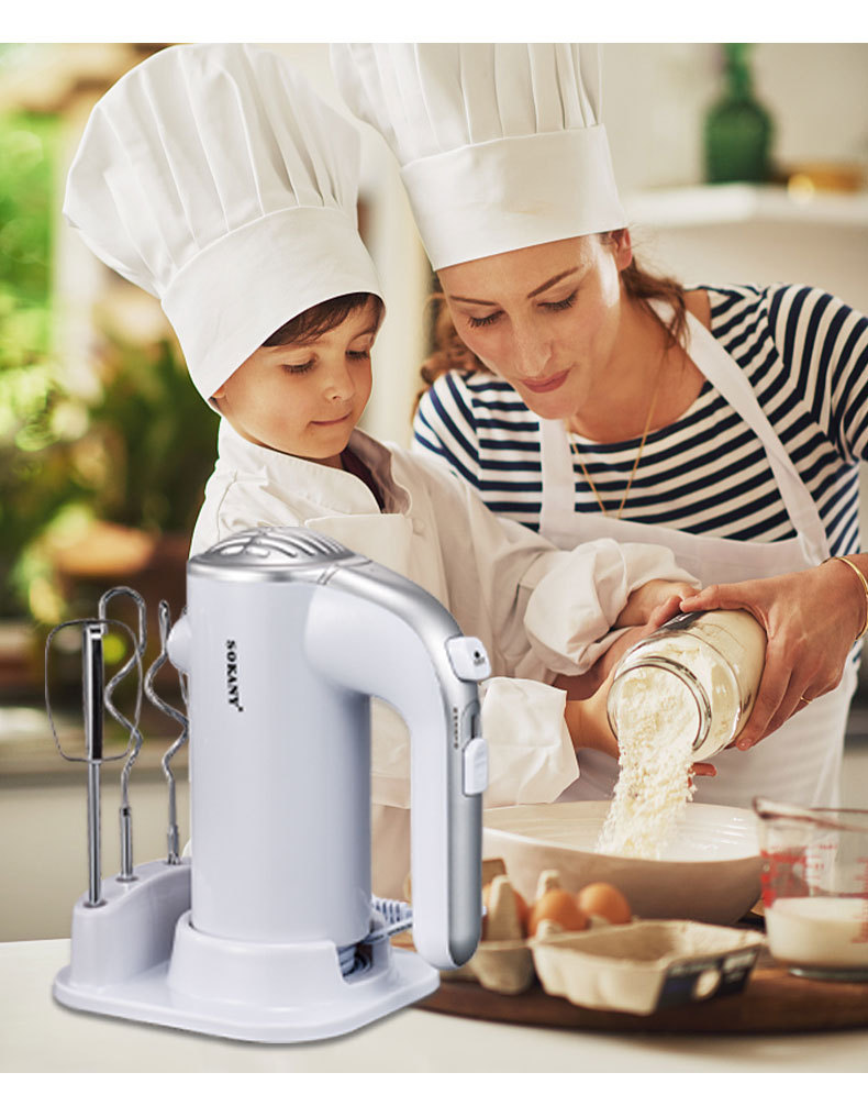 【 European Standard in Stock 】sokany935 Handheld upright egg beater, a portable household whipped cream mixer pic 4