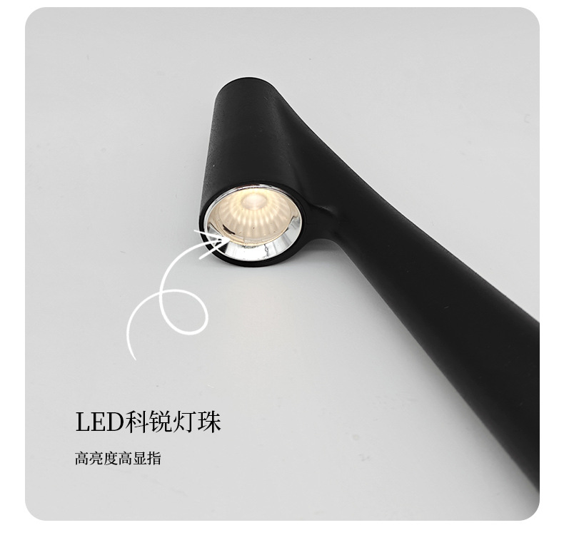 Cross-border bestseller, high-rich and handsome charging desk lamp, high-end creative bedside decoration night light, desktop ambient light pic 6