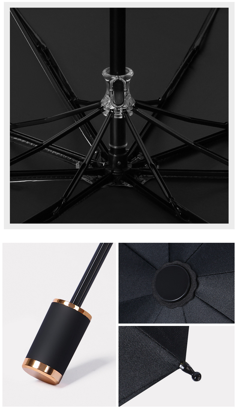 Bulk wholesale of fully automatic umbrellas, all-weather and all-weather sunshades, folding sun protection umbrellas, LOGO gifts, advertising umbrellas pic 17