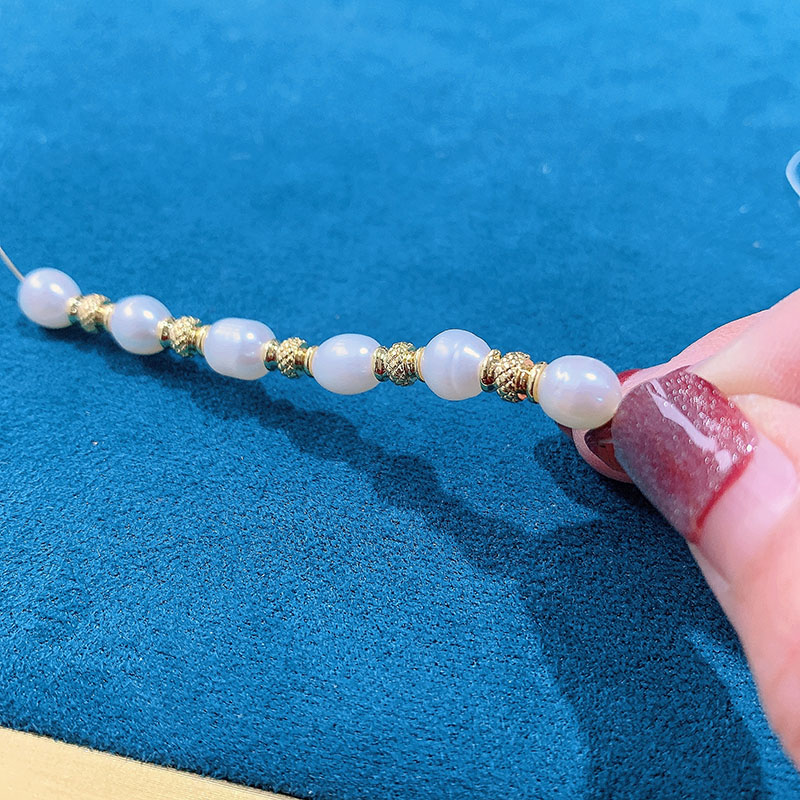 14K包金铜镀真金隔珠隔片双向花托散珠串珠手链项链DIY材料配件新详情8