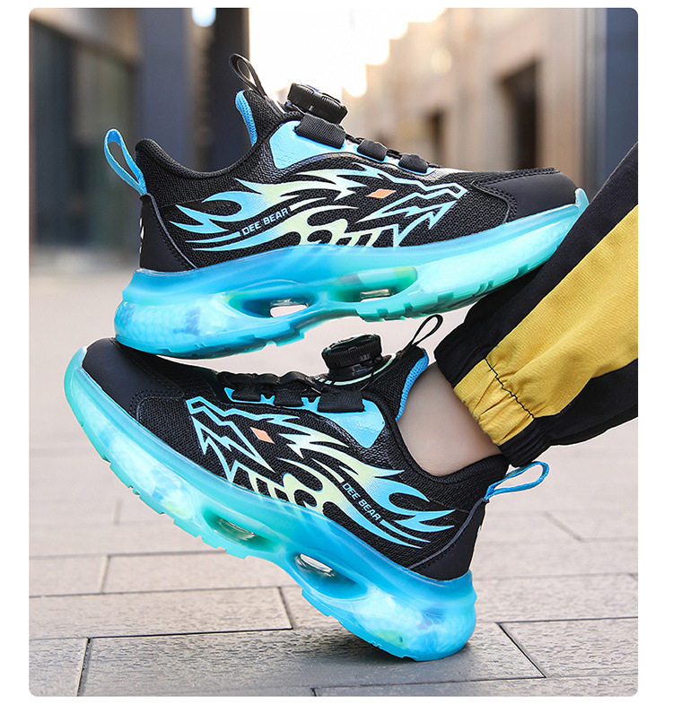 国潮中国风布鞋男童篮球鞋2024夏季新款网面儿童鞋子男孩跑步运动鞋大童透气网鞋详情17