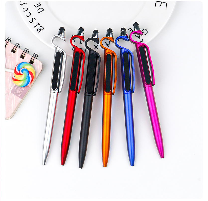 Business simple press ballpoint pen, touch pen, black 0.5mm signature pen, ballpoint pen, exam and office pen stationery pic 8