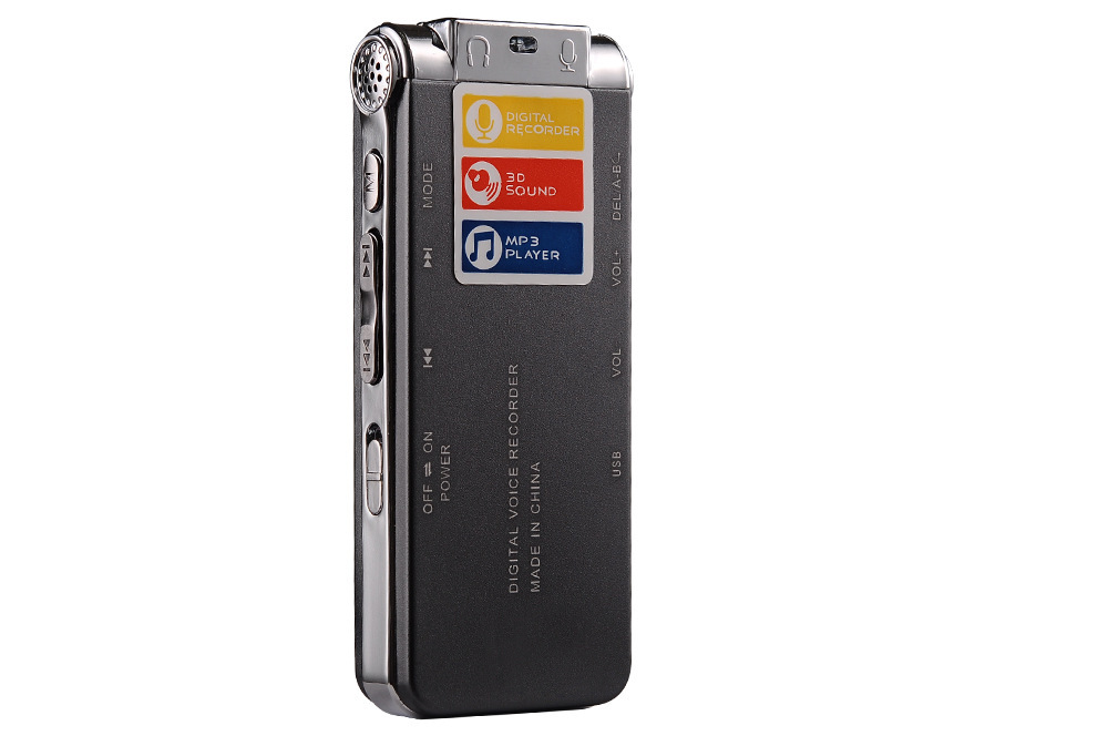 8G/16G digital voice recorder, smart recording MP3 player, external playback function, cross-border e-commerce voice recorder pic 5