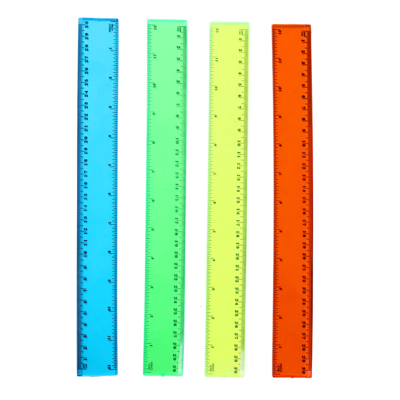Cross-border wholesale plastic flexible rulers, transparent and flexible straight rulers, student examination and homework measuring tools, learning supplies pic 8