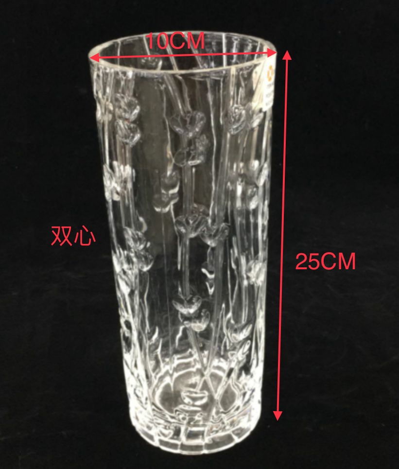 Yuxing Glass Large Glass Vase, transparent hydroponic decorative vessel, home living room lily and rose flower arrangement, hydroponic plant container pic 22