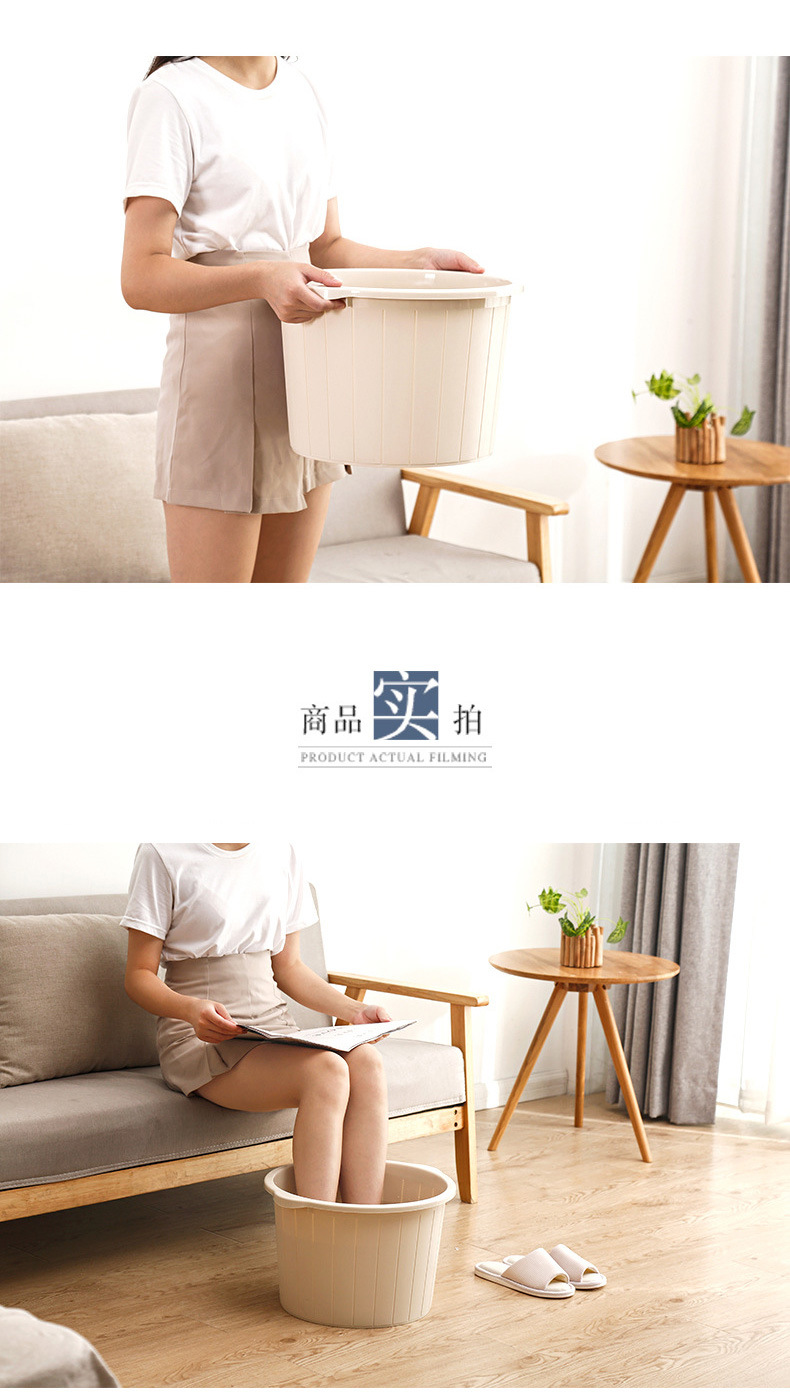 家超塑料加高加厚泡脚桶按摩底洗脚盆足浴盆足浴桶洗脚盆按摩球桶