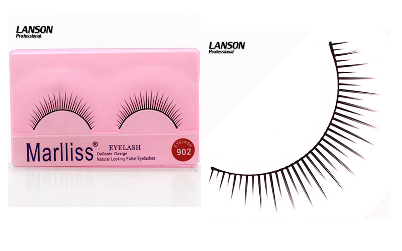 Pestañas postizas mujeres natural vegan corto negro suave hilo de algodón terrier red net sensación de aire volumen de la pestaña de la fábrica venta directa pic 3