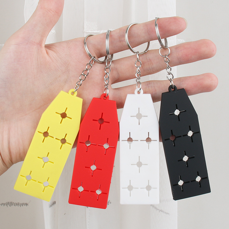 2022 New Keychain pendant EVA key Board Personalized DIY installation board accessory suitable for Crocs and flower shoe buckles 1 pic 3