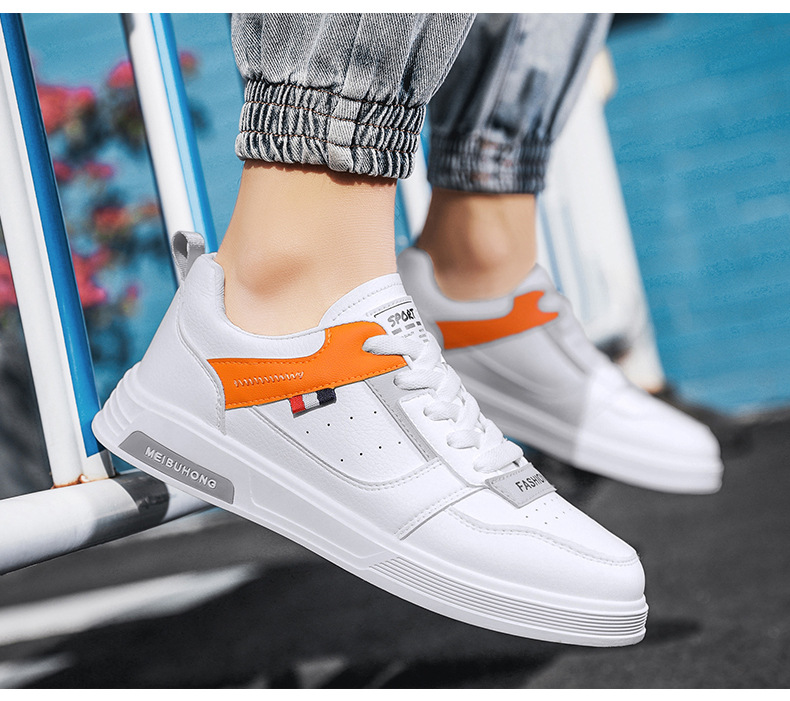 开学季小白鞋男生时尚滑板鞋透气休闲男鞋春季新款百搭运动潮男鞋详情10