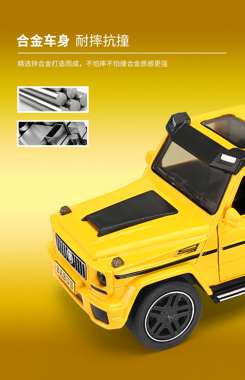 Crossover 1:24 mercedes modelo de coche de aleación juguetes para niños piezas de coche empuje modelo de coche sonido y luz efecto de sonido modelo de coche pic 5