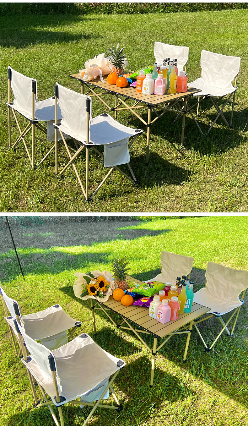 黑胶天幕帐篷户外加厚防晒便携露营装备野餐3-4人方形涂银遮阳棚详情14