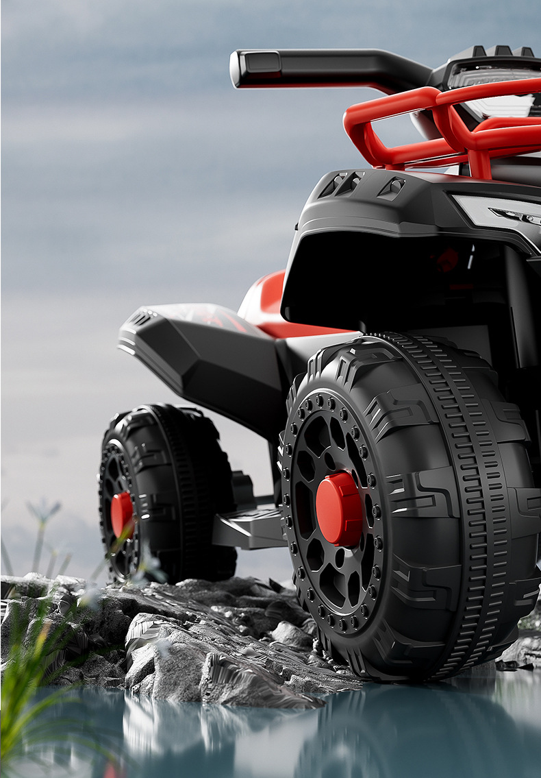 新款儿童电动摩托沙滩车四轮车男女宝宝电动玩具车可坐人充电童车详情12