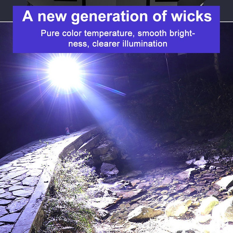 High-intensity LED flashlight, charging searchlight, side light strip, outdoor emergency rescue and fire-fighting multi-functional portable lamp pic 6