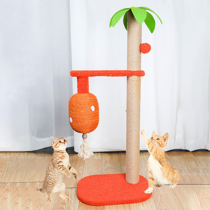 New pet supplies: Coconut tree cat climbing frame, Sisal cat scratch-post, cat toys, cat tree cat climbing frame, cat scratch-post, cat stand pic 4