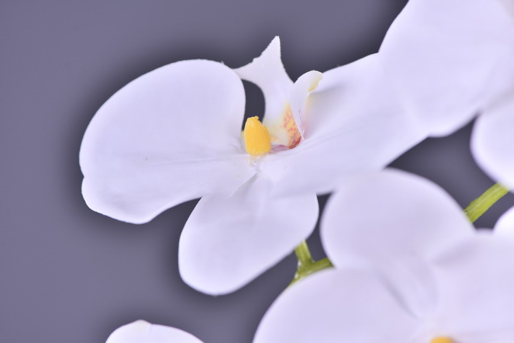 Factory supply of simulated Phalaenopsis, modern, simple and light luxury decoration, artificial flower touch, Phalaenopsis hand-painted soft decoration ornaments pic 7