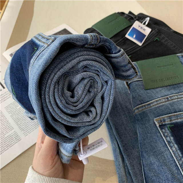 Treasure pants: Slimming, versatile, drape black straight-leg jeans for petite women, high-waisted wide-leg pants pic 37