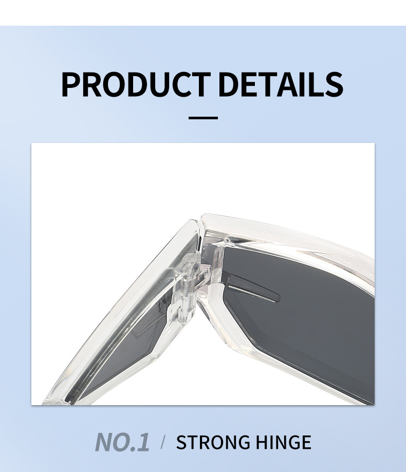 2022 New European and American futuristic tech sunglasses Y2K street style fashion show sunglasses, cross-border heterosexual sunglasses pic 6