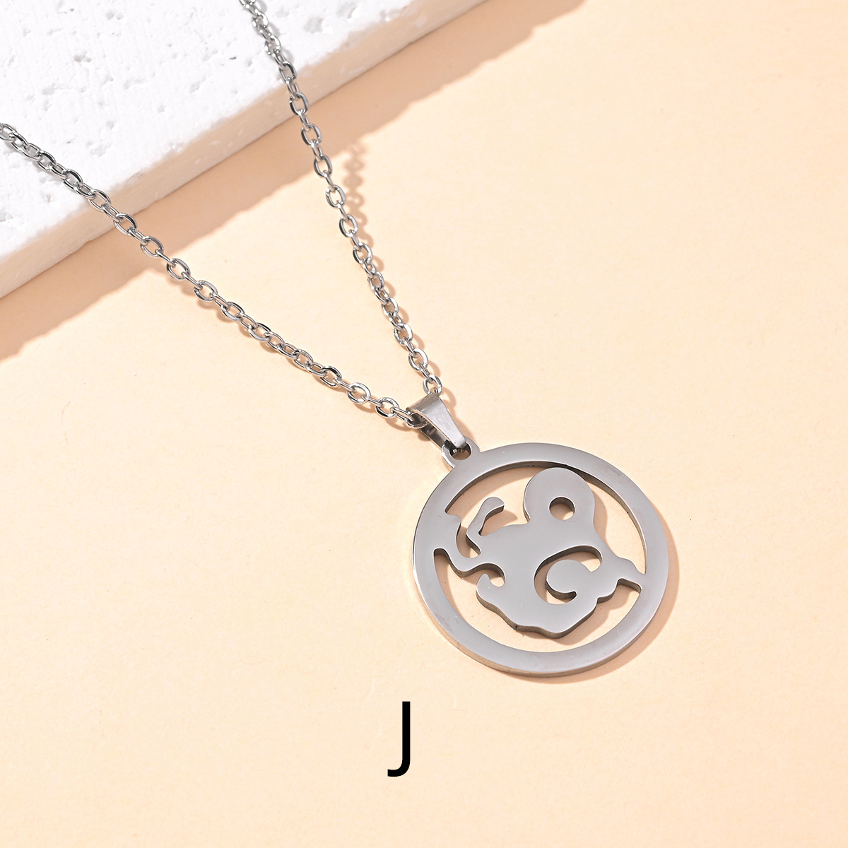 12星座不锈钢项链 男女情侣百搭潮流嘻哈个性简约百搭个跨境热销详情12