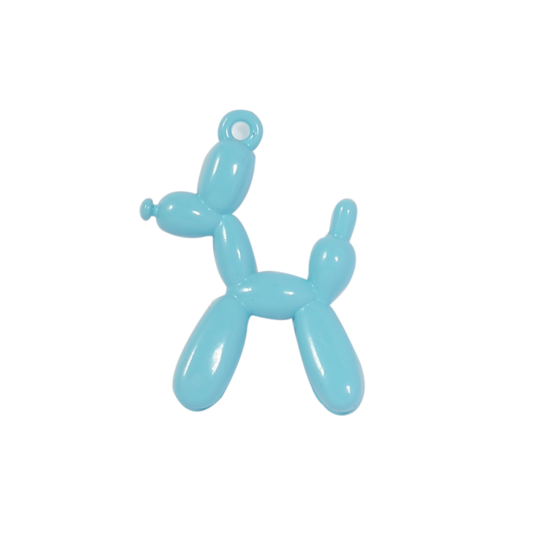 Cross-border exclusive split balloon dog zinc alloy glossy paint pendant, pendant, bracelet, necklace DIY jewelry accessories pic 12