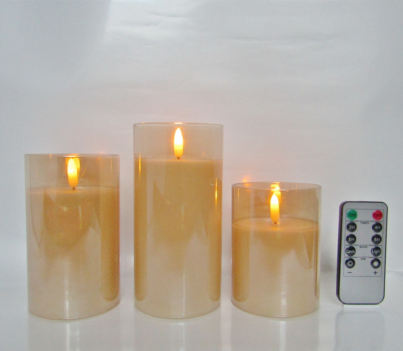 Electronic candle lamps, glass cups, paraffin wax lamps, decorative handicrafts and ornaments pic 6