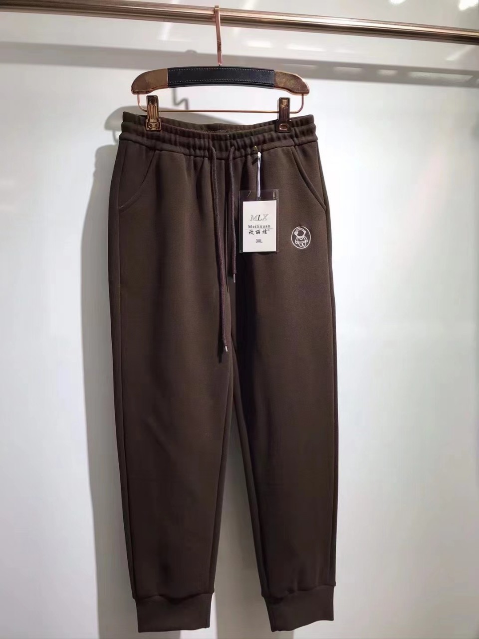 直播热卖运动裤子女冬季新款爆款加绒加厚卫裤束脚休闲哈伦防风裤详情3