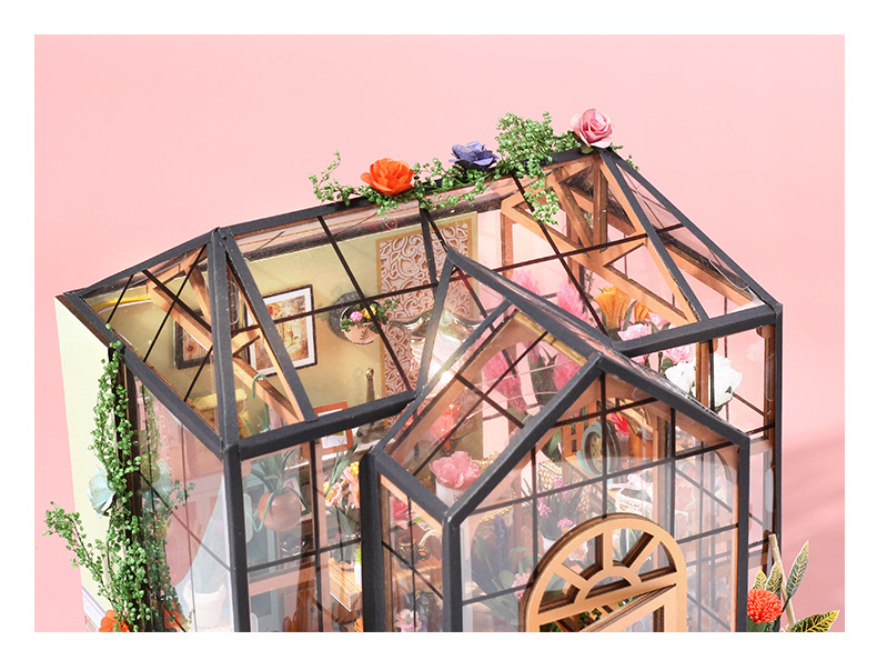 批发diy小屋手工制作微缩房子珍妮花房拼装模型玩具摆件圣诞礼物详情20