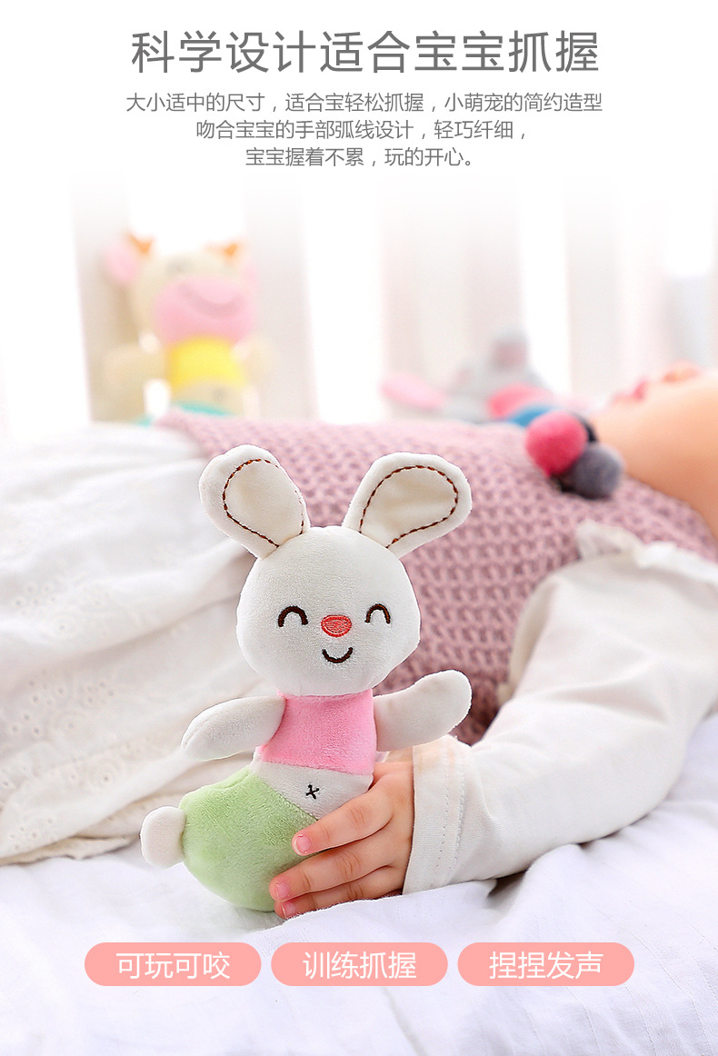Baby toys for 0-1 years old: dancing dolls, hand-cranked bells, educational soothing dolls, plush toys for newborns pic 5