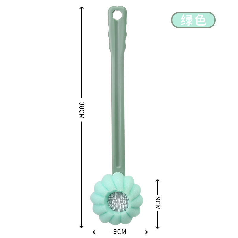 A long-handled sponge bath scrubber pic 5
