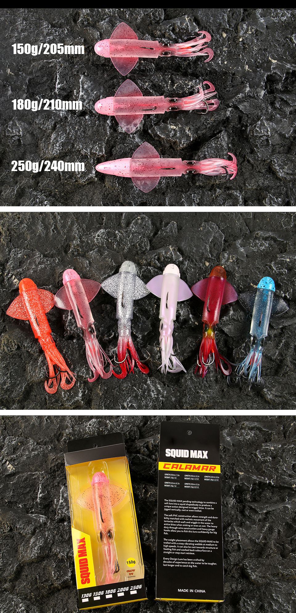 2025新款深海鱿鱼夜光UV路亚假饵大型VIB金枪GT石斑鱼饵海钓渔具详情7