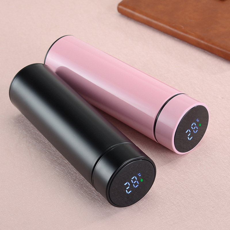 304 stainless steel insulated cup, smart temperature display, business straight cup, temperature measurement car water cup, gift cup, temperature cup pic 10