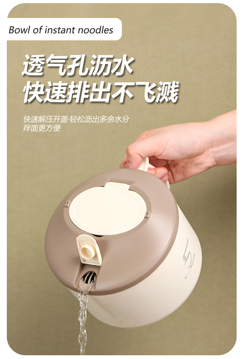 304不锈钢泡面碗学生宿舍方便面碗大容量白领上班饭盒批发泡面碗详情7