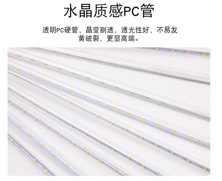 New outdoor light strips, meteor shower lights, Christmas tree hanging lights, landscape lights, garden lights, LED meteor tubes pic 6