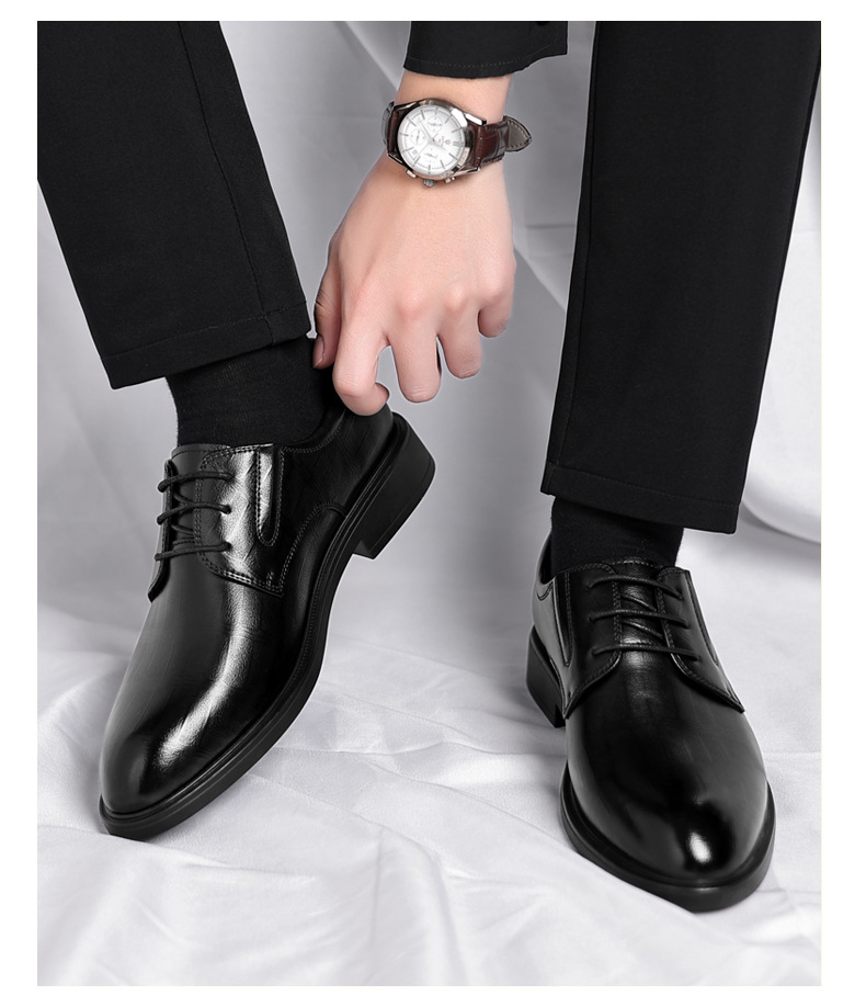 温州皮鞋男士四季男鞋内增高皮鞋男商务正装休闲皮鞋结婚新郎鞋详情19