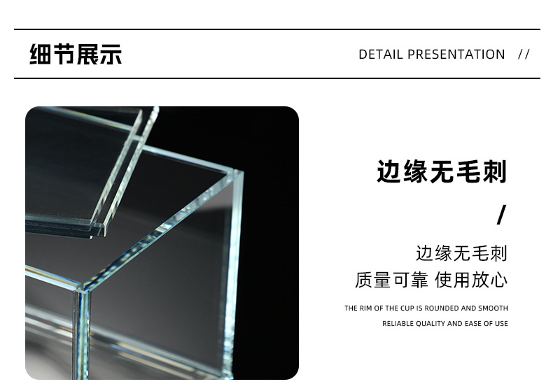 客厅纸巾盒北欧风水晶纸巾收纳盒轻奢纸巾盒餐桌创意抽纸盒现货批详情7