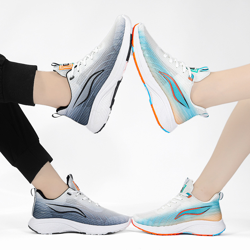 新款男女同款网面透气运动鞋中学生体育课专用防滑软底跑步鞋校园详情14