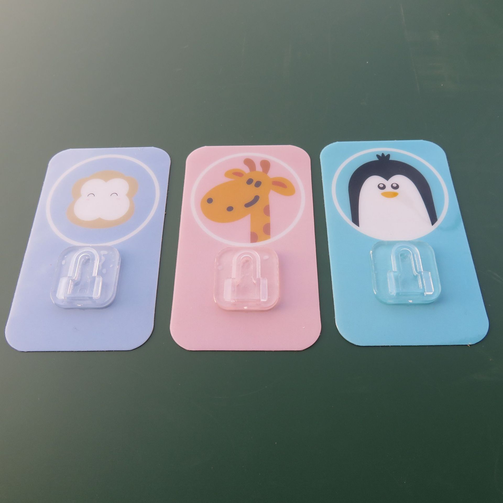 Seamless convex buckle accessory, strong adhesive, shelf, back adhesive, mop clamp accessory, Nordic pattern case buckle sticker pic 2