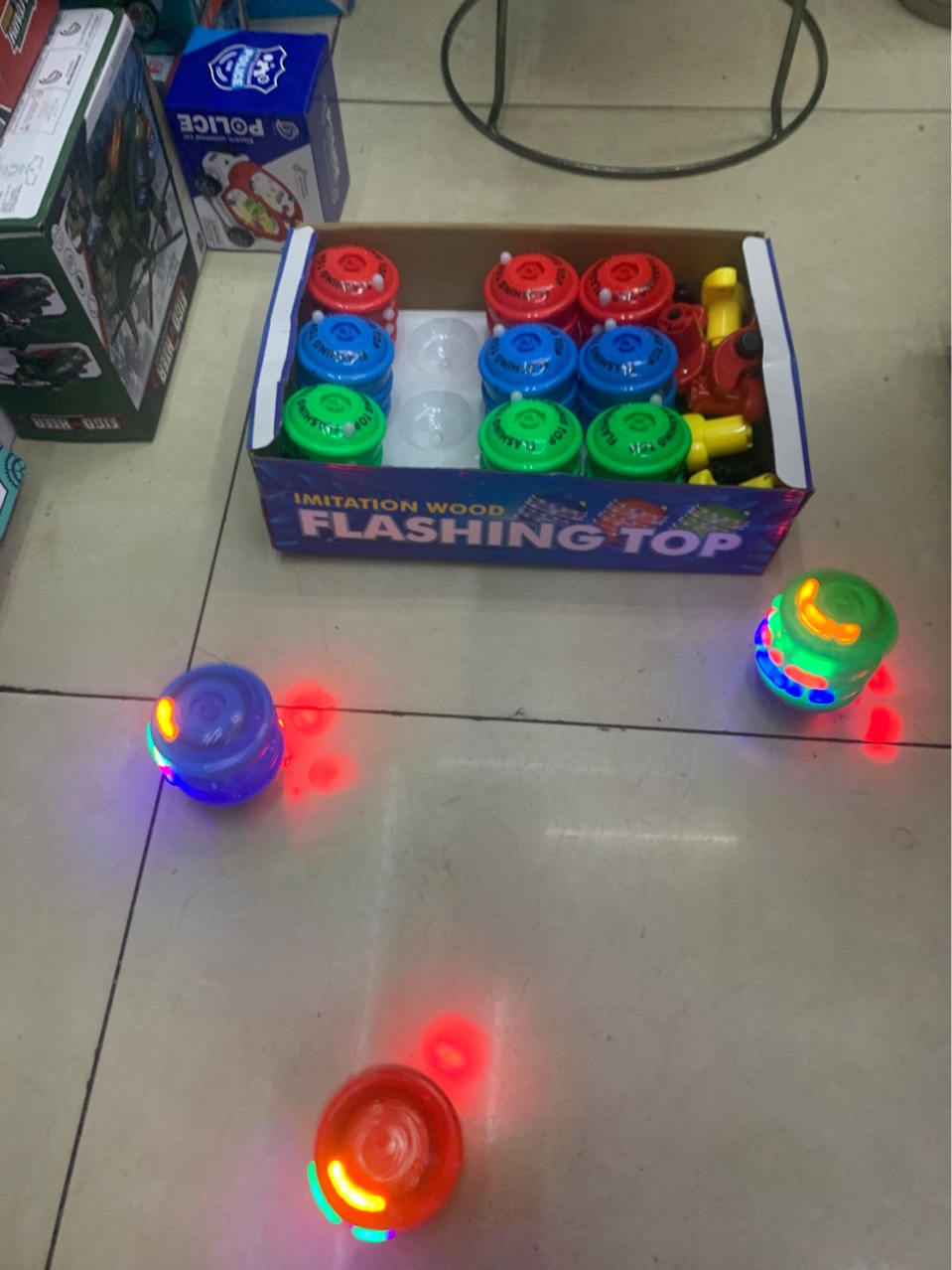 新款音乐陀螺卡通发闪光儿童玩具新款地摊夜市热销卖批发光小礼品详情7