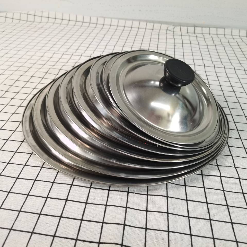 Stainless steel pot LIDS with handles, iron pot LIDS, wok LIDS, top bead LIDS, pot handles, pot LIDS, head caps, pot top LIDS wholesale pic 2
